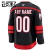 Carolina Hurricanes Hockeydrakt Custom Fanatics Premium 2024-25 Svart Hjemme - Barn